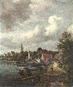 Jacob van Ruisdael View of Amsterdam oil painting reproduction